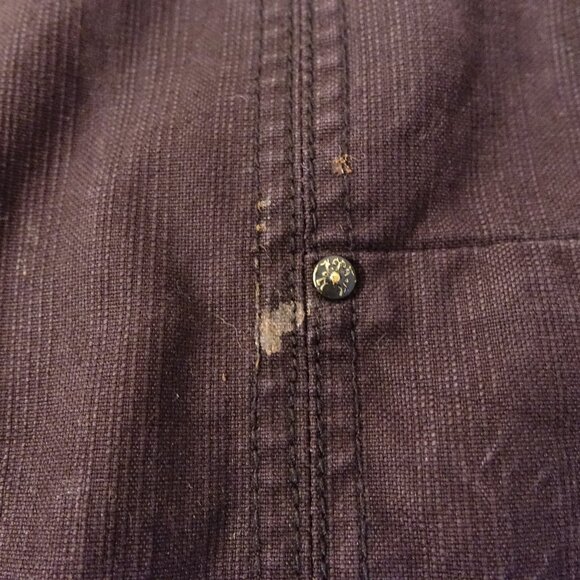 Elvis Jesus Leather Denim Mens Black Medium Biker Jacket - Picture 9 of 16